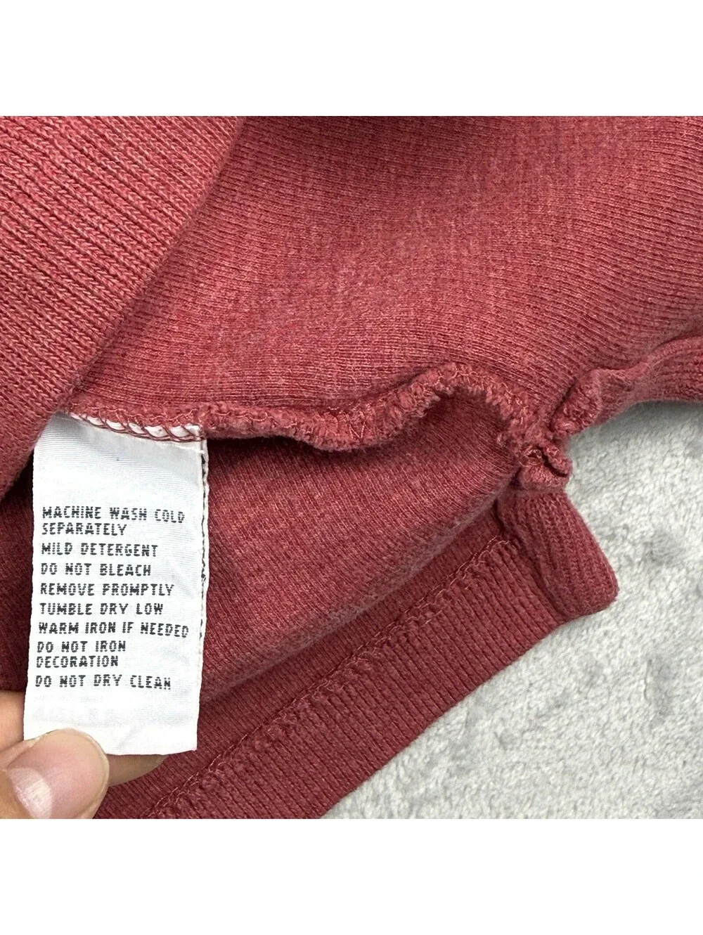Polo Ralph Lauren Red 1/4 Zip Sweatshirt Pony Logo Cotton Men’s S Preppy Retro